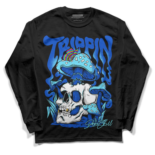 SB Dunk Argon DopeSkill Long Sleeve T-Shirt Trippin Graphic - Black