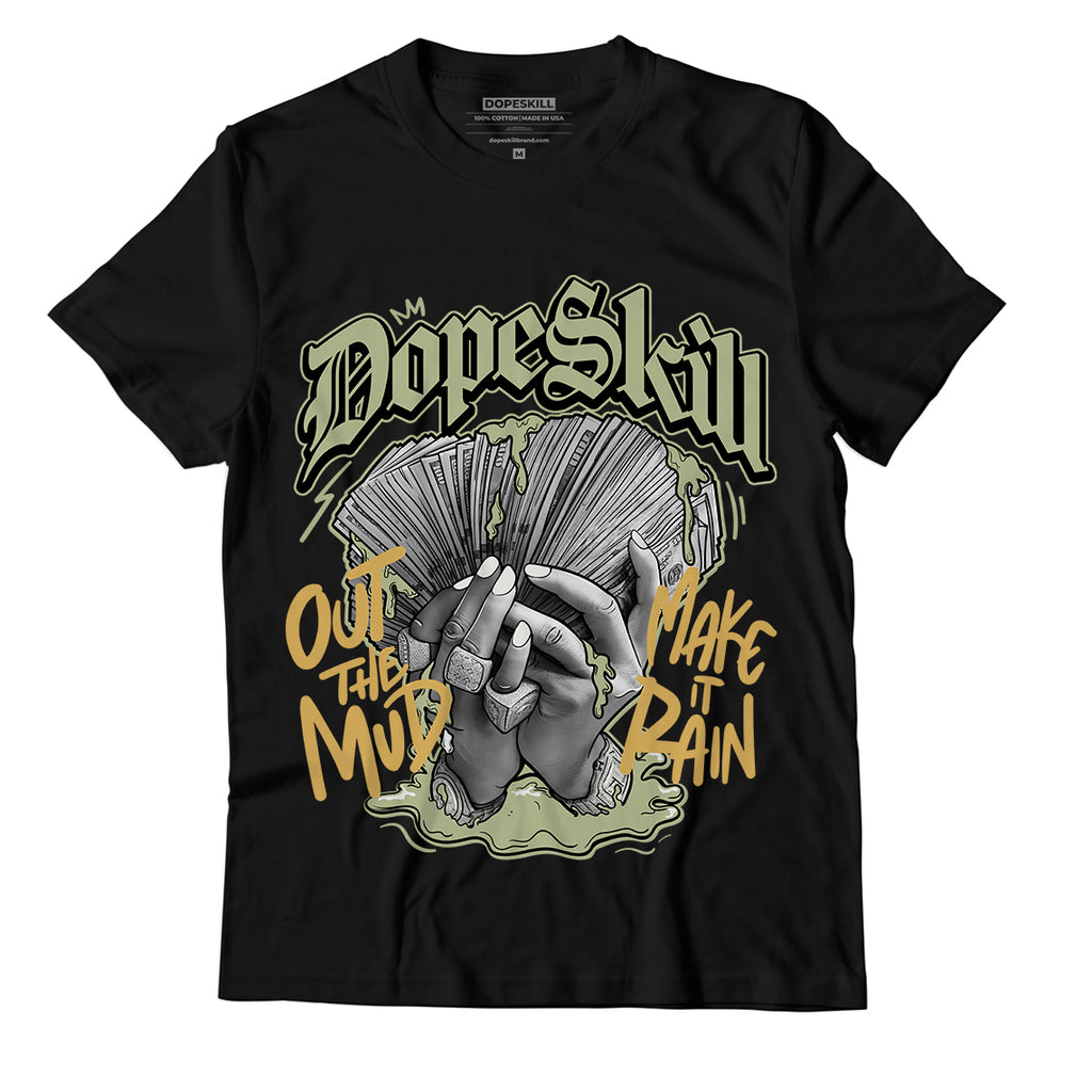 Jordan 5 Jade Horizon DopeSkill T-Shirt Out The Mud Graphic - Black