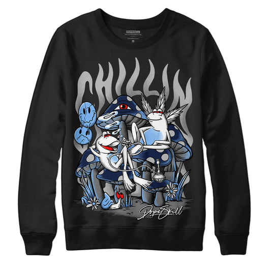 Georgetown 6s DopeSkill Sweatshirt Chillin Graphic - Black