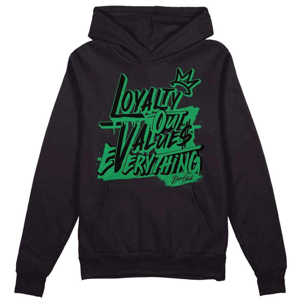 Jordan 1 Low Lucky Green DopeSkill Hoodie Sweatshirt LOVE Graphic Streetwear - Black
