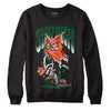 Dunk Low Team Dark Green Orange DopeSkill Sweatshirt Stay High Graphic - Black