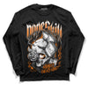 Wmns Dunk Low 'Magma Orange DopeSkill Long Sleeve T-Shirt Money On My Mind Graphic Streetwear - Black