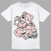 Jordan 1 High OG WMNS Washed Pink DopeSkill T-Shirt Bear Steals Sneaker Graphic Streetwear - White