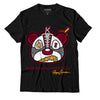 AJ 3 Cardinal Red DopeSkill T-Shirt Sneaker Bear Head Graphic