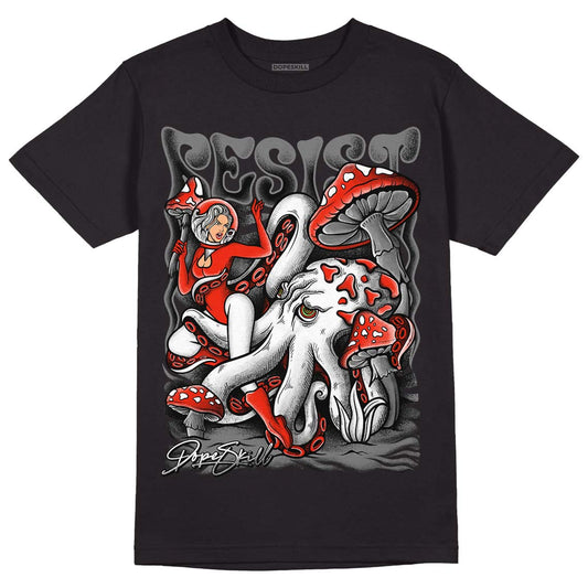 Black Canvas 4s DopeSkill T-Shirt Resist Graphic - Black