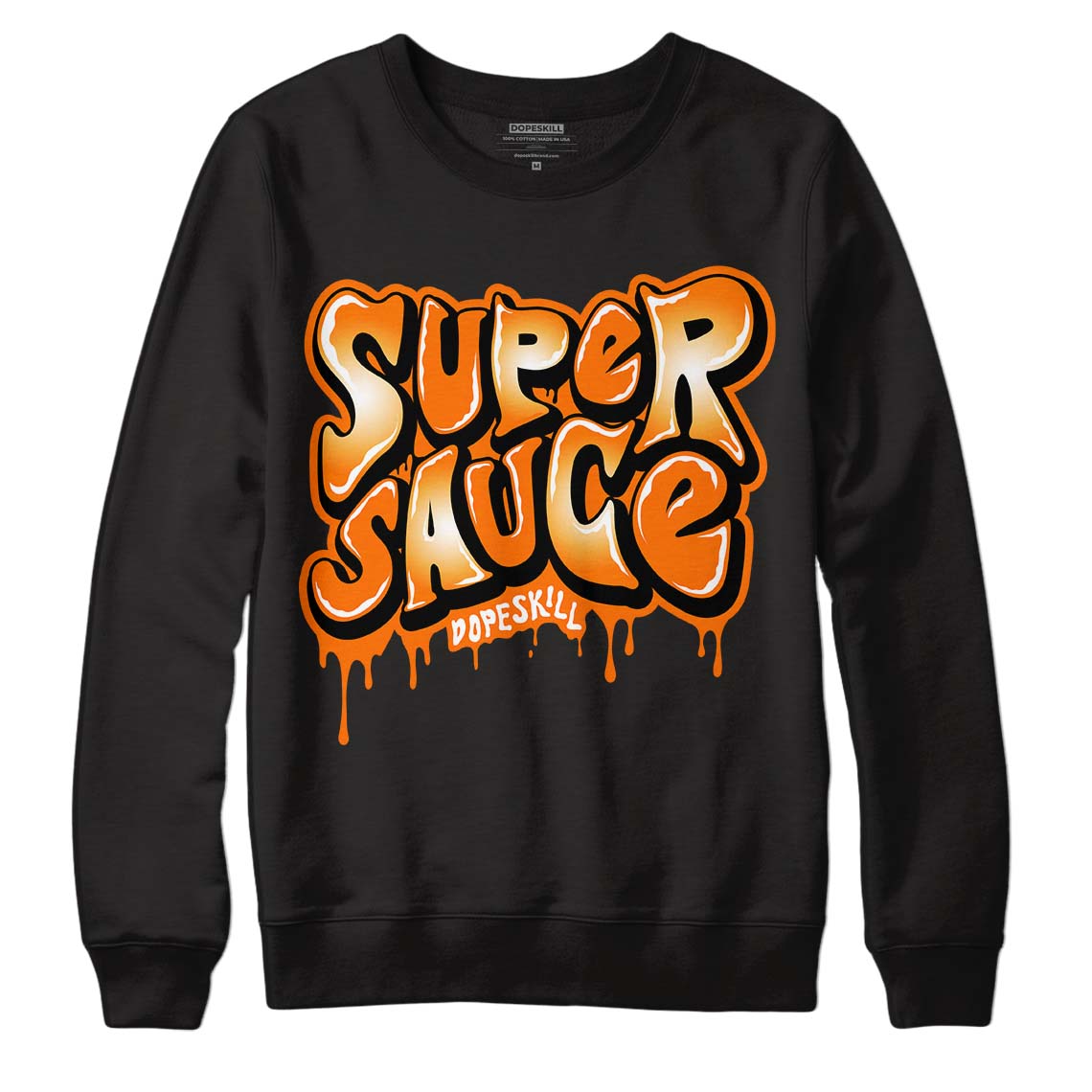 Wmns Dunk Low 'Magma Orange DopeSkill Sweatshirt Super Sauce Graphic Streetwear - Black