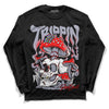 Jordan 13 Retro 'Black Flint' DopeSkill Long Sleeve T-Shirt Trippin Graphic Streetwear - Black