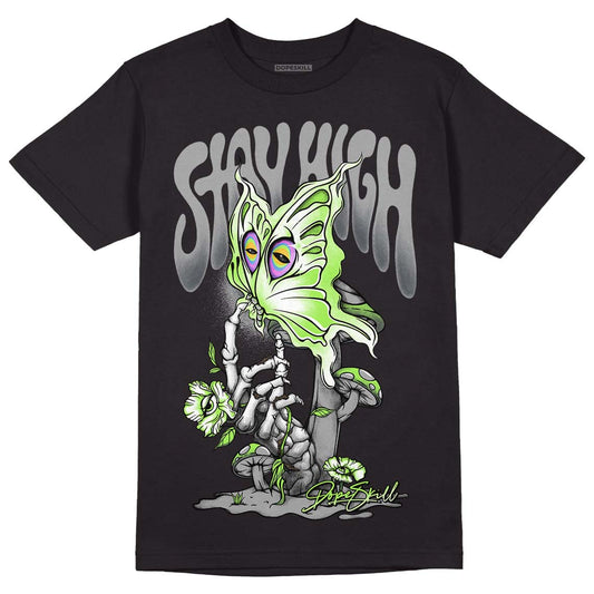 Green Bean 5s DopeSkill T-Shirt Stay High Graphic - Black