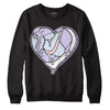 Easter Dunk Low DopeSkill Sweatshirt Heart Jordan Graphic - Black