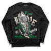 Jordan 2 Retro Lucky Green DopeSkill Long Sleeve T-Shirt True Love Will Kill You Graphic Streetwear  - Black 