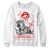 Jordan 6 “Red Oreo” DopeSkill Sweatshirt Show Me The Money Graphic - White 