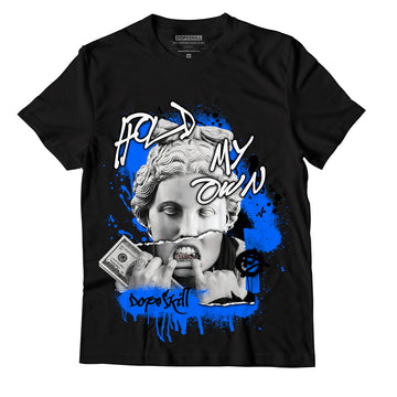 Yz 350 Boost V2 Dazzling Blue DopeSkill T-Shirt Hold My Own Graphic - Black 