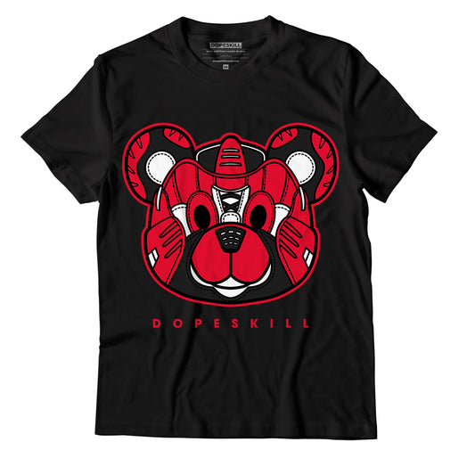 AJ 1 Low Bred Toe DopeSkill T-Shirt SNK Bear Graphic