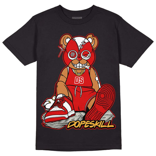 Dunk Low Gym Red DopeSkill T-Shirt Greatest Graphic - Black 