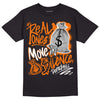 Wmns Dunk Low 'Magma Orange DopeSkill T-Shirt Real Ones Move In Silence Graphic Streetwear - Black