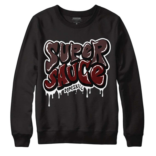 Jordan 12 x A Ma Maniére DopeSkill Sweatshirt Super Sauce Graphic Streetwear - Black 
