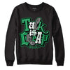 Jordan 3 WMNS “Lucky Green” DopeSkill Sweatshirt Talk Is Chip Graphic Streetwear - Black