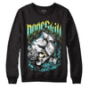 Aqua 5s DopeSkill Sweatshirt Money On My Mind Graphic - Black 