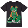 Jordan 1 Low Lucky Green DopeSkill T-Shirt Greatest Graphic Streetwear - Black