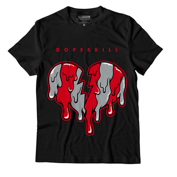 AJ 4 Bred DopeSkill T-Shirt Tear My Heart Out Graphic