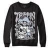 Jordan 11 Retro Low Cement Grey DopeSkill Sweatshirt Trippin Graphic Streetwear - Black