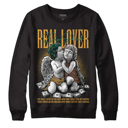 Safari Dunk Low DopeSkill Sweatshirt Real Lover Graphic - Black