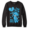 University Blue 13s DopeSkill Sweatshirt Love Sick Graphic - Black 