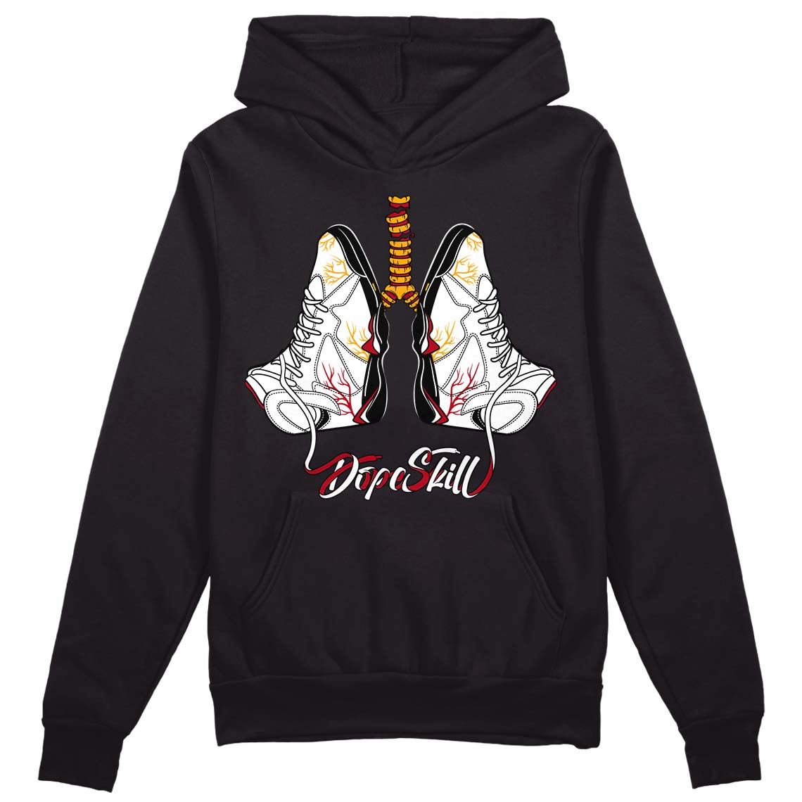 Cardinal 7s DopeSkill Hoodie Sweatshirt Breathe Graphic - Black