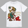 Safari Dunk Low DopeSkill T-Shirt Broken Heart Graphic - White 