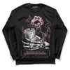 Dunk Low Teddy Bear Pink DopeSkill Long Sleeve T-Shirt Show Me The Money Graphic - Black