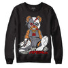 Fire Red 9s DopeSkill Sweatshirt Greatest Graphic - Black