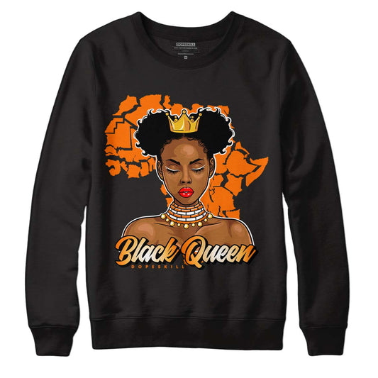 Wmns Dunk Low 'Magma Orange DopeSkill Sweatshirt Black Queen Graphic Streetwear - Black