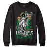 Nike SB x Jordan 4 “Pine Green” DopeSkill Sweatshirt Juneteenth Graphic Streetwear - Black