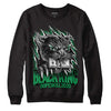 Jordan 3 WMNS “Lucky Green” DopeSkill Sweatshirt Black King Graphic Streetwear - Black