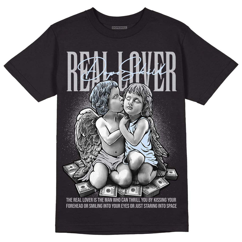 Jordan 11 Retro Low Cement Grey DopeSkill T-Shirt Real Lover Graphic Streetwear - Black