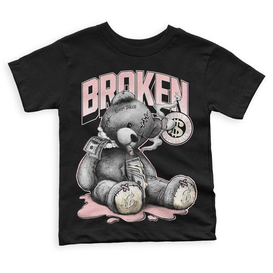 Jordan 1 High OG WMNS Washed Pink DopeSkill Toddler Kids T-shirt Sick Bear Graphic Streetwear - Black