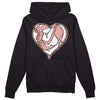 Rose Whisper Dunk Low DopeSkill Hoodie Sweatshirt Heart Jordan Graphic - Black