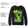 Neon Green Collection DopeSkill Sweatshirt Love Sick Graphic