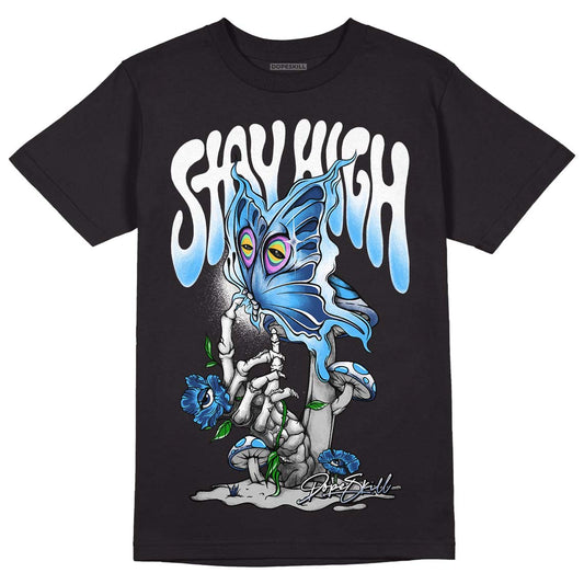 French Blue 13s DopeSkill T-Shirt Stay High Graphic - Black