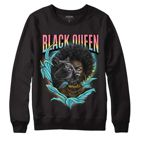 Candy Easter Dunk Low DopeSkill Sweatshirt New Black Queen Graphic - Black 