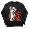 Jordan 3 Retro White Cement Reimagined DopeSkill Long Sleeve T-Shirt Broken Heart Graphic Streetwear - Black