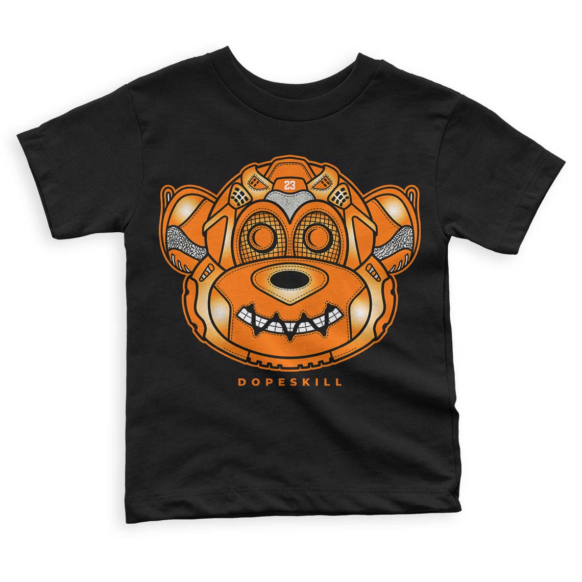 Wmns Dunk Low 'Magma Orange DopeSkill Toddler Kids T-shirt Monk Graphic Streetwear - Black