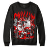 Red Thunder 4s DopeSkill Sweatshirt Chillin Graphic