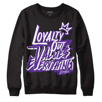 PURPLE Collection DopeSkill Sweatshirt LOVE Graphic - Black