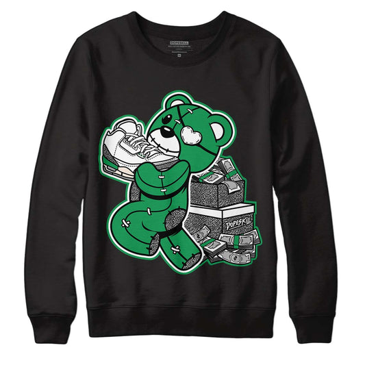 Jordan 3 WMNS “Lucky Green” DopeSkill Sweatshirt Bear Steals Sneaker Graphic Streetwear - Black