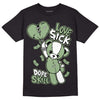 Seafoam 4s DopeSkill T-Shirt Love Sick Graphic - Black 