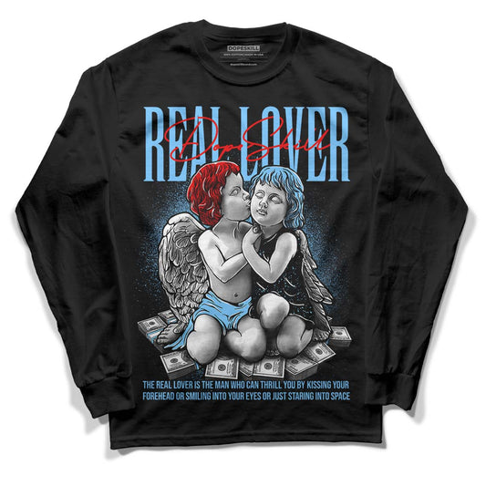 Travis Scott x Jordan 4 Retro 'Cactus Jack' DopeSkill Long Sleeve T-Shirt Real Lover Graphic Streetwear - Black 