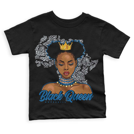 Jordan 3 Retro Wizards DopeSkill Toddler Kids T-shirt Black Queen Graphic Streetwear - Black