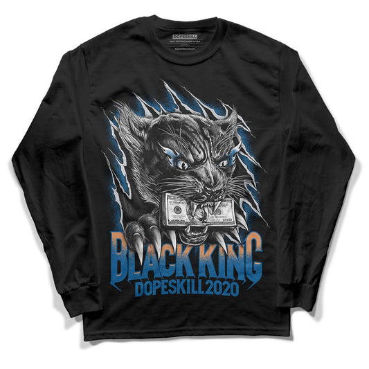 Jordan 3 Retro Wizards DopeSkill Long Sleeve T-Shirt Black King Graphic Streetwear - Black