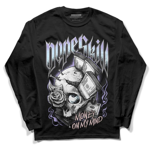 Easter Dunk Low DopeSkill Long Sleeve T-Shirt Money On My Mind Graphic - Black